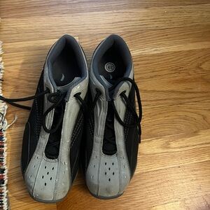 Women’s Black and Gray Athletic Biking Shoes